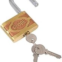 Imported Globe Original 38mm Hardened Pure Brass Locks with Free 3 Keys - Gold (1.5 INCH) - 1 No-image-11