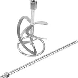 Inditrust 1pc 12mm thread Paint mixer Rod 22inch x 5inch for paint mixer machine use Mixing Putty, Cement, Paint and etc-17