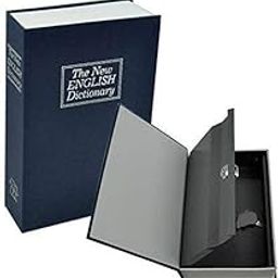 Iron Book Safe Numeric Jewellery Cash Box with Combination Locker (Assorted Colour, Standard Size)-picture-11