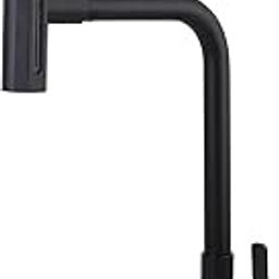 BATH GURU Alloy Steel Modern Kitchen Sink Faucet, 360-Degree 4 Modes Swivel Spout, Wash Basin Tap | Kitchen Sink Tap | Pillar Tap | Tap for Kitchen Sink, Matte Black-image-66