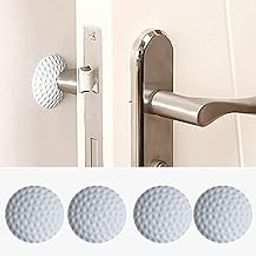 Hian Door Stopper Bumper Set: Prevent Wall and Door Damage, Reduce Noise, Enhance Home Aesthetics - Pack of 4 (White)-24