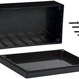 BUD Industries Cu-1874-B Plastic Style F Utility Box, 5-19/64" Length X 2-15/16" Width X 1-15/16" Height, Black Finish-image-21