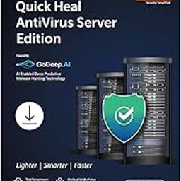 Quick Heal Antivirus Server Latest Version - 1 Server, 1 Year (Email Delivery in 1 Hour- No CD)-0
