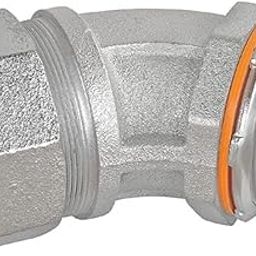 Morris Products 15224 1.25 in. Malleable Liquid Tight Connectors - 45 deg - Insulated Throat-image-73