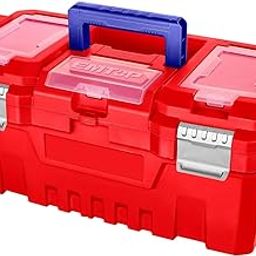 Shartools Emtop. Plastic Tool Box 17 Inch EPBX1702 With 15Kg Capacity Metal Buckel Tool Box with Tray-18