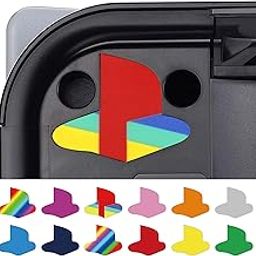 Playvital Custom Vinyl Decal Skins For Ps5 Console, Logo Underlay Sticker For Ps5 Console - 9 Colors & 3 Classic Retro Styles - Game Console-32