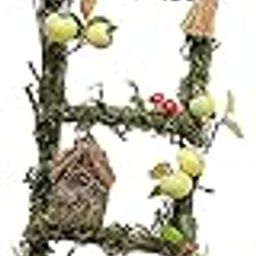 SAZ DEKOR® Miniature Wood Ladder Scene Layout Garden Ladder for Bar Farmhouse Courtyard Style E-image-95