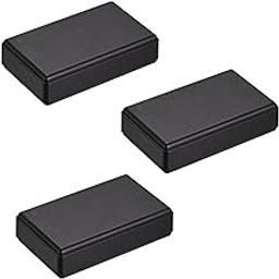 uxcell 3Pcs 58 x 35 x 15mm Electronic Plastic DIY Junction Box Enclosure Case Black-image-67