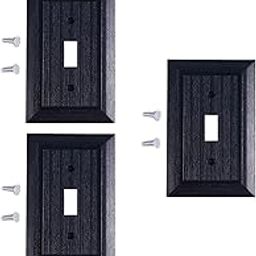 CALANDIS™ 3X Outlet Plate Electric Covers for Outlets Outdoor Electrical Outlet Covers 3 Hole Black | Switch Plates & Outlet Covers | Electrical & Solar | Home Improvement-15