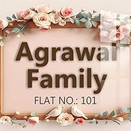 SP Graphics Customised Acrylic Door Name Plate, 12x8 Inch, 5 mm Thick, Flower Design with Text, Flat Number - Design 5-image-91