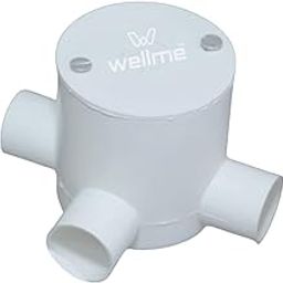 WELLME.PIPES PVC Deep Junction, White | 25mm | Pack of 12 Pieces-15