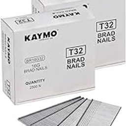 Kaymo T-32 Brad Nails | 32mm Length | Pack of 2 (5,000 Nails) | For Trim, Carpentry, Woodworking-image-44