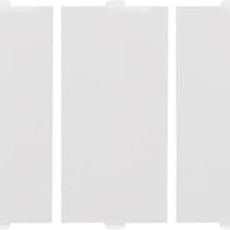 Modular Blanking Glossy Finish Plates Switch Cover Polycarbonate Material (White,) Pcs 5-20