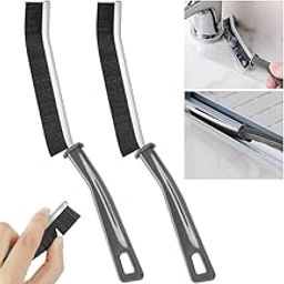 SRHV 2 in 1 Gap Cleaning Brush for Bathroom Slim Crevice Scrubber for Tiles, Shower Tracks & Areas Flexible Narrow Scrubber for Window Tracks Tight Space Groove Cleaning Brush (6pcs)-image-3
