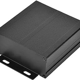 Aluminum Box Electronic Project Box Enclosure Case PCB Board Circuit Board Cooling Case Sandblasting Oxidation Black 40x97x100mm-picture-19
