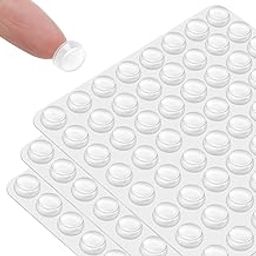 100Pcs Cabinet Door Bumpers, Premium Sound Dampening Cabinet Bumpers Pads, Clear Self Adhesive Rubber Bumpers for Drawers, Cupboard-picture-2