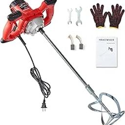 DeReliable 2400W 6 Speed Control with Spindle Lock Multipurpose Stirring machine Portable Electric Concrete Mixer, Handheld Paint Mixer for Mixing Mud, Cement, Mortar, Fodder(6 Months Warranty)-16