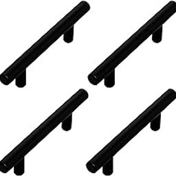 Atlantic Cabinet Pull Handle Black Coated, Total Length 8 inch, Hole-to-Hole 160 mm, Pack of 4-image-48