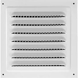 3xMetal Vent Cover Intensive Grid Air Vent LoUltraVoileter for Ceiling Kitchen Sidewall 15cmx15cm White-picture-11