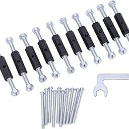 Outlet Repair Fastener Kit, Junction Box Repair Set Labor Saving Clear Threads Alloy Steel for Electrical Box Installation (86 Insulation Strut)-picture-12