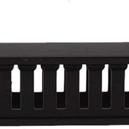 1U Rack Mount Horizontal Cable Manager 22 Slot Duct Raceway for 19Inch Server Rack - (Pack of 1 with Screws)-picture-23