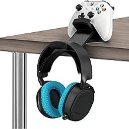 Brainwavz The Titan - Desktop Gamepad Controller & Headphone Hanger Holder - Designed for XBOX ONE, PS4, PS3, Dualshock, Switch, PC, Steelseries, Steam & More, Reduce Clutter, Black-61