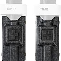 XINCA 2 Pack Tourniquet Holder - Tourniquet Case for Generation 7 C-A-T Tourniquet, Belt Tourniquet Pouch Storage Box Tourniquet Carrier for Outdoor Hunting (Tourniquet Not Included) (Black)-image-2