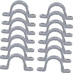 FUNOMOCYA Pvc Conduit Clips Pipe Clamps Set 30pcs U-bracket Brackets for Multi-size Pipe Support-image-9