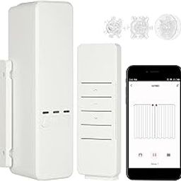 F FABOBJECTS® WiFi DIY Smart Motorized Chain Roller Blinds Shade Shutter Drive Motor Compatible with Alexa Google Home APP + RF + Voice Control Week Programmable-14