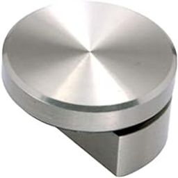 Fully Brass Half Round Mirror Glass Bracket Holder 6mm (Chrome Finish, Wall Mounted, Pack of 8 Piece)-picture-22
