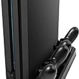 Tobo PS4 Slim/Pro Vertical Multifunctional Charging Stand with Cooling Fan (TP4-891) TD-859GA-04-16