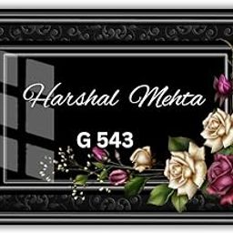 Royal Products - Name plate for home entrance Home name plate Door name plates Name Plate For Home Office (8/12 inch, Name plate B)-picture-11