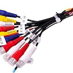 MERISHOPP®Dual Xdcpa10BT Premium Spare Parts Replaces Durable Accessories Camera Cable|Video Games & Consoles | Video Game Accessories | Cables & Adapters|1 18 Pin Connector Camera Cable-image-0