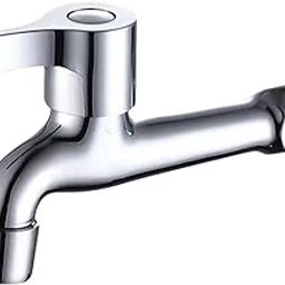 LOOM TREE Washing Machine Faucet Laundry Faucet Water Tap for Outdoor Laundry Bathroom Copper 18Cm Mesh-image-35
