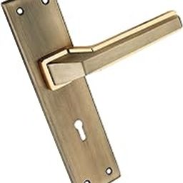 RR Group Zinc Mortice Handle, ZMH-2003, Mett Gold Finish, 2 Handles, 100% Zinc Composition (8" Inch)-19