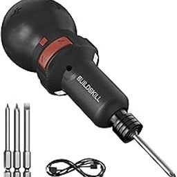 BUILDSKILL 4V cordless screwdriver | 3 speed settings | S2 alloy steel magnetic bits & chuck | forward & reverse function | 800mah battery | C type charging cable | ideal for DIY & professional use-23