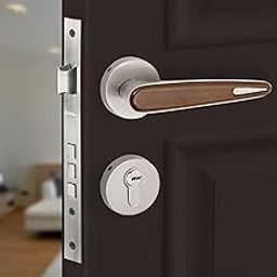 Plantex Main Door Lock/Mortise Lock for Door with 3 Years of Warranty - Robust Door Lock for Home with Brass Lock Body & Cylinder(034-Satin & Wood Finish)-image-36