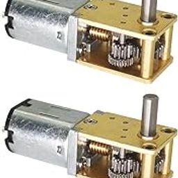 2Pcs DC 12V 16RPM Φ3x8mm Short Shaft GW1812 N20 Small Worm Gear Motor 3-12V 4-381RPM High Torque Reduction Drive (12-16)-image-18