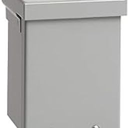 Hoffman A10R106NK Enclosure, NEMA 3R, Screw Cover, 10" x 10" x 6", Painted, No KOs-image-4