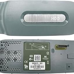 OSTENT HDD Hard Disk Drive Enclosure 2.5" SATA Case Shell Compatible for Microsoft Xbox 360 Color Gray-10