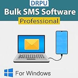 DRPU Bulk SMS Software Professional Edition ( 1 PC LICENSE ), Software Download License Card, Compatible with Windows-13