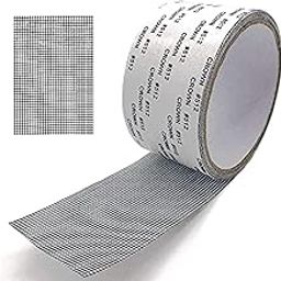 BrintNest Window Screen Repair Tap, Strong Adhesive & Waterproof Window Mosquito net Covering Mesh Tape for Door Tears Holes Screen Patch Repair (200Cm X 5CM) (net Tape)-image-96
