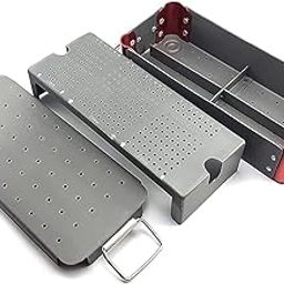 Screw Empty Case Box Hard Anodized Aluminium 1.5mm/2.0mm/2.5mm Surgical Instrument Box-image-1