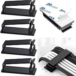 INOVERA (LABEL) Cable Strap Management Clips Wire Organizer Black (Pack of 20)-19