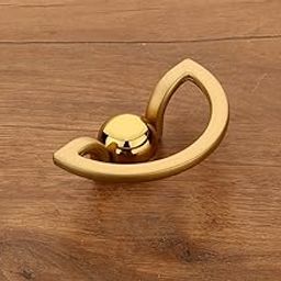 HARMONUS Knobs for Drawer & Cabinets Knob,Gold - Gold Matt Wardrobe Kitchen Door Pull Handle Knobs Square Shape Drawer Knob - (KNOBS-194- Pack of 2)-image-18