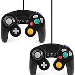 Qumox 2 X Black Wired Classic Controller Joypad Gamepad for Nintendo Gamecube Gc & Wii (Turbo Slow Feature)-picture-16