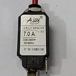 Pmw - Circuit Breaker - 220 V - 7 Amps - Circuit Breaker Over Load Protector with Push to Reset Switch - 1 Load Switch-3