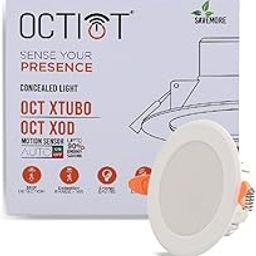 10W Motion Sensor Light, Motion Sensor Concealed LED Light Auto On/Off Downlight, False Ceiling Light, Cool White, OCT-XTUBO-picture-10