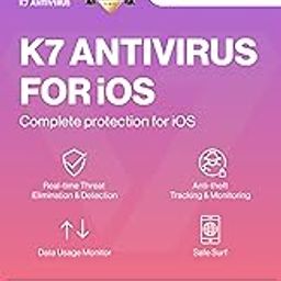 K7 Security For Ios Software 2025 For Iphone,Ipads|1 User,1 Year |Internet Security, Secure Browser, Anti-Theft, Contacts Backup|24 Hr Email Delivery-15