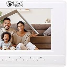 Hawk Vision HV-VDP-703A 7-Inch Video Door Phone Kit | Doorbell Camera with Night Vision | Two-Way Intercom | Main Door Security System for Homes & Flats with Display, Audio, and Remote Monitoring-9